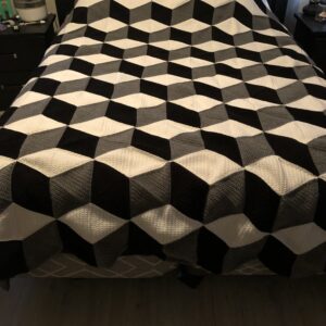 Optical Illusion 3D Blanket